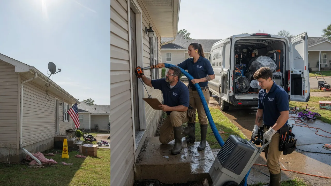Ceiling Water Damage Restoration in Harrah, OK near me